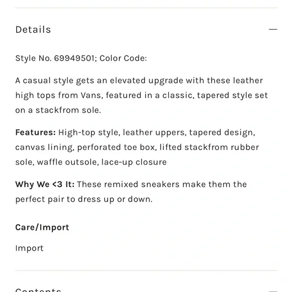 Vans Women's Pink High-Top Sneakers - Picture 13 of 13